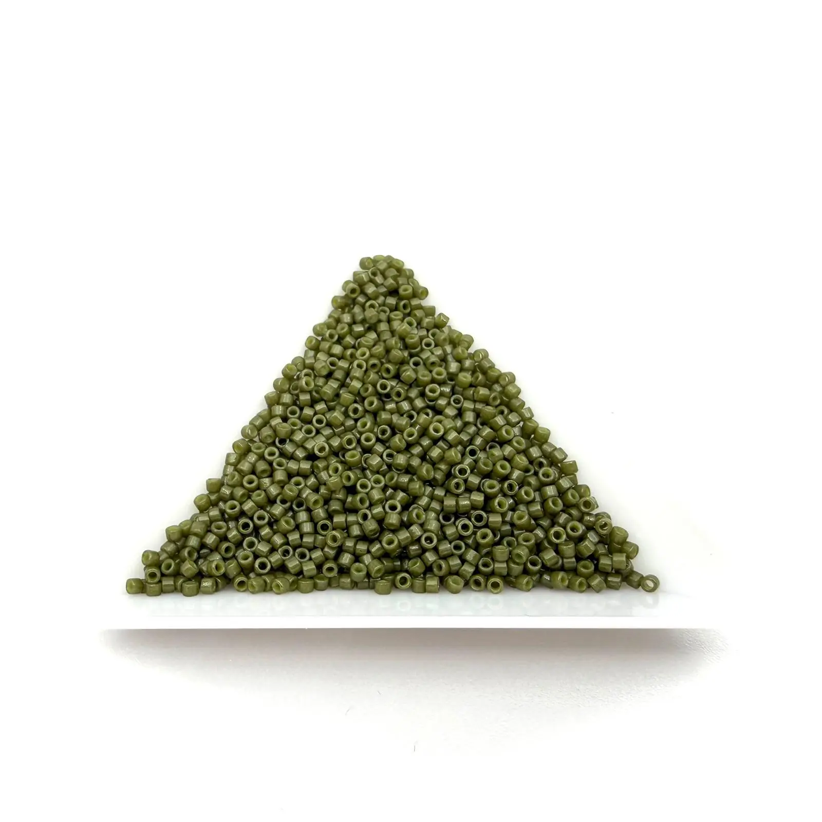 Miyuki Delica 11/0 Duracoat Opaque Army Green – 5g