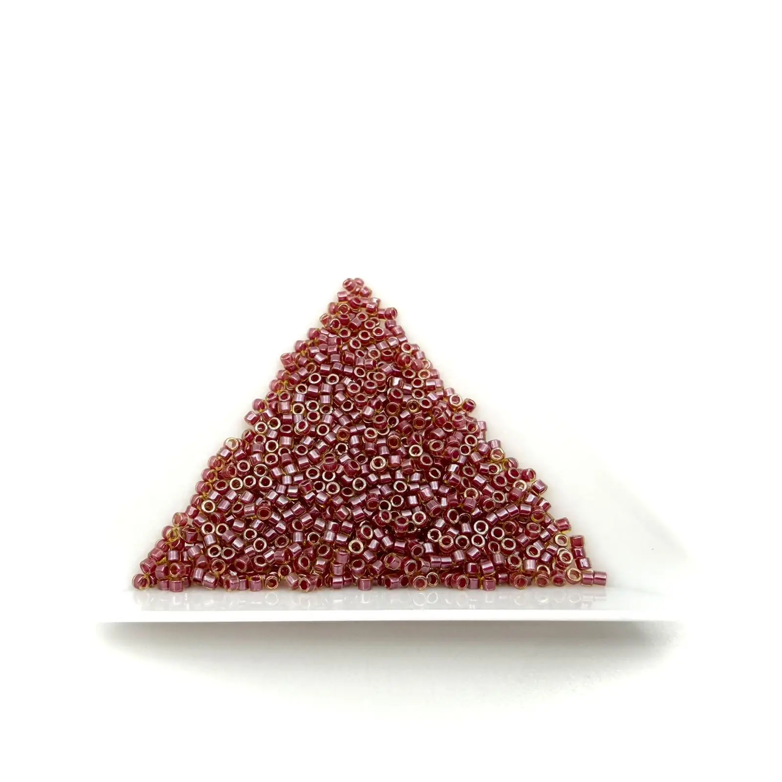 Miyuki Delica 11/0 Lined Peridot Cranberry – 5g