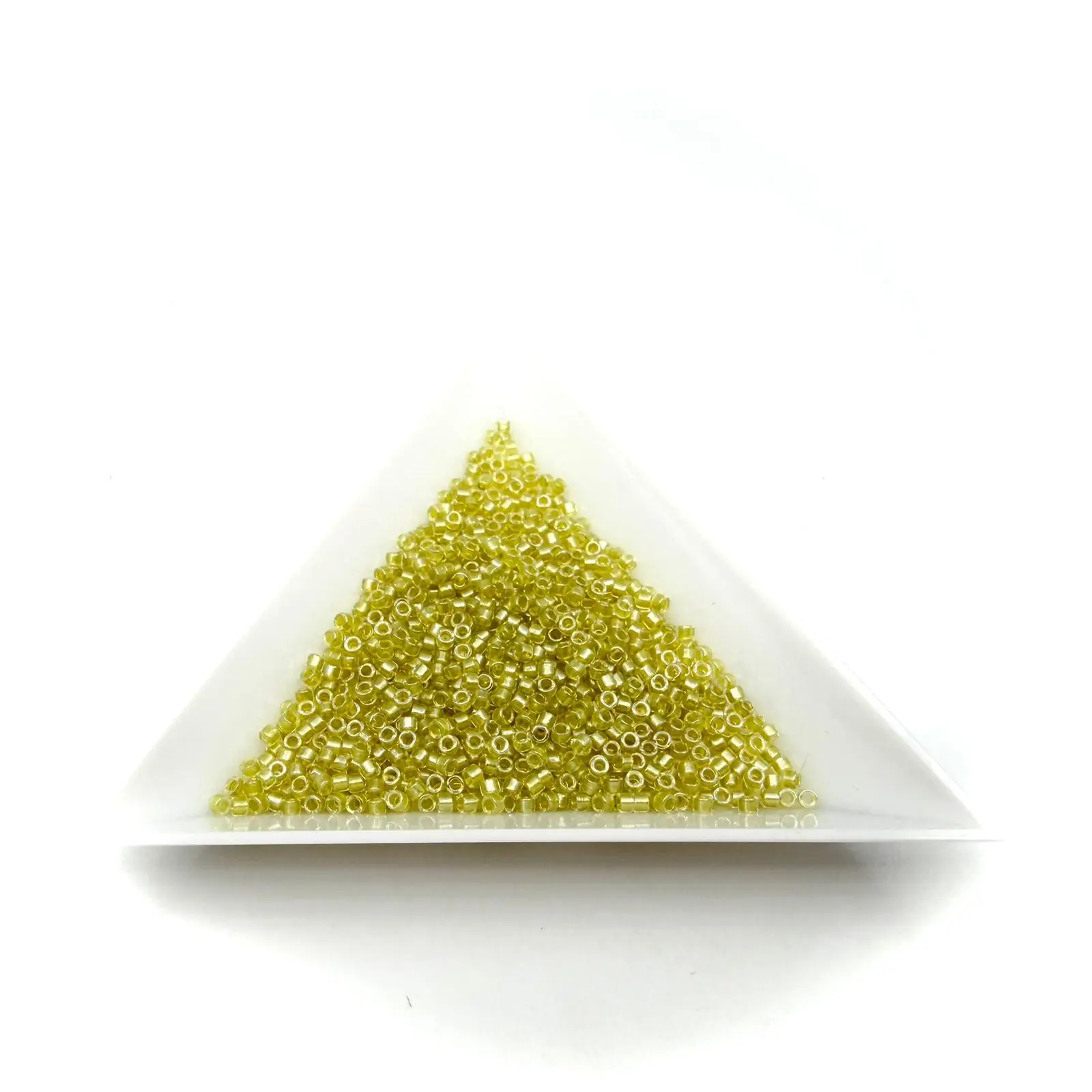 Miyuki Delica 11/0 Sparkling Light Yellow Lined Crystal – 5g