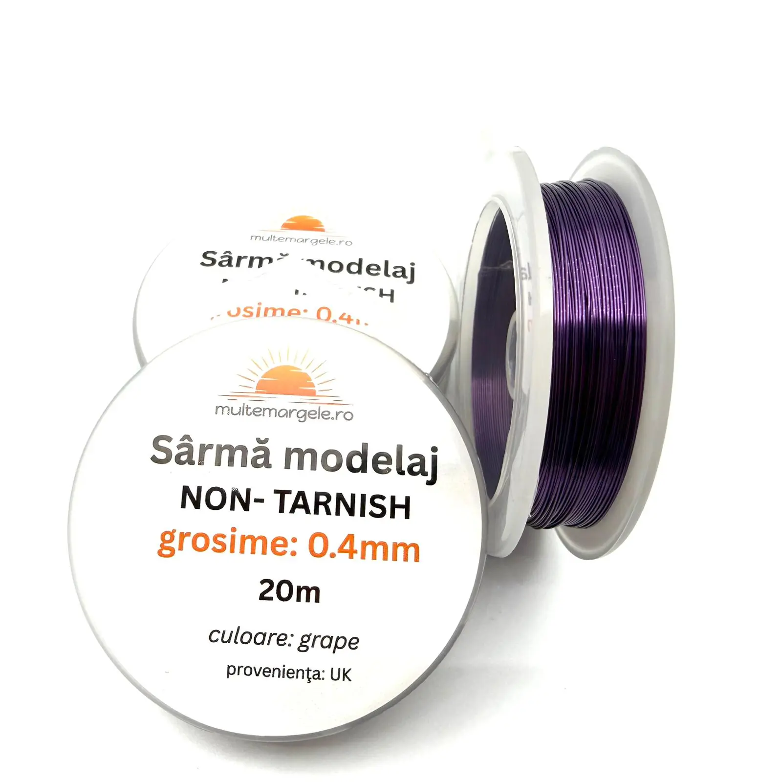 sârmă modelaj Non Tarnish mov 0.4mm